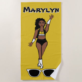 Serviette De Plage Add A Name  Beach Towel YBW