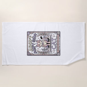 Serviette De Plage Adoptez Ne Pas Acheter Chat Sauvetage de Chat Adop