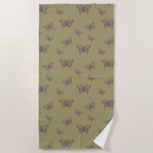 Serviette De Plage African Swallowtail Beach Towel
