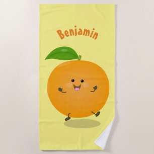Serviette De Plage Agréable agrumes d'orange