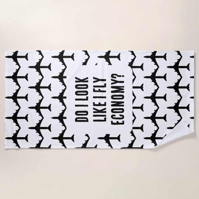 Serviette De Plage Ai-Je L'Air D'Avoir Volé Économie Drôle Devis Voya (Devant)