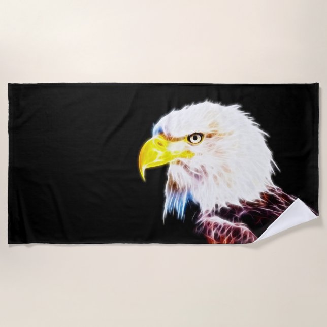 Serviette De Plage Aigle (Devant)