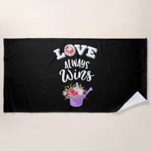 Serviette De Plage Aimer toujours gagner