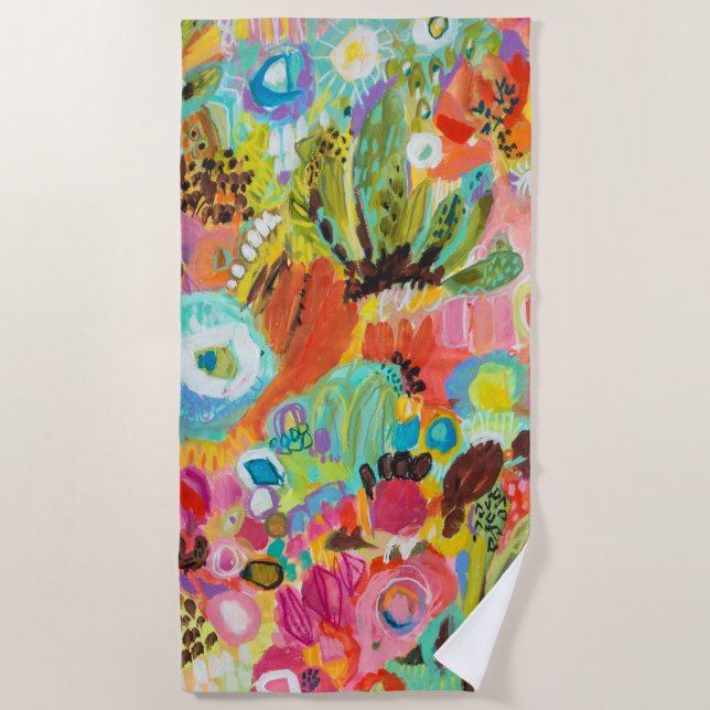 Serviette De Plage Aimer voyager I (Devant)