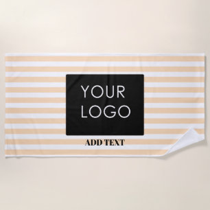 Serviette De Plage Ajouter Votre Logo Bandes De Pêche Professionnelle