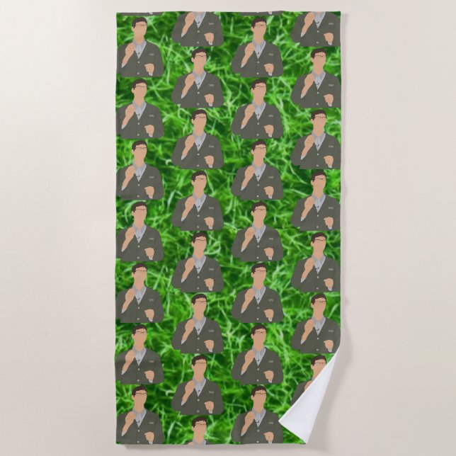 Serviette De Plage Algues  (Devant)