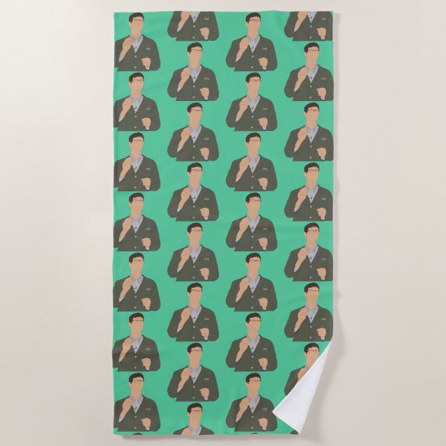 Serviette De Plage Algues (Devant)