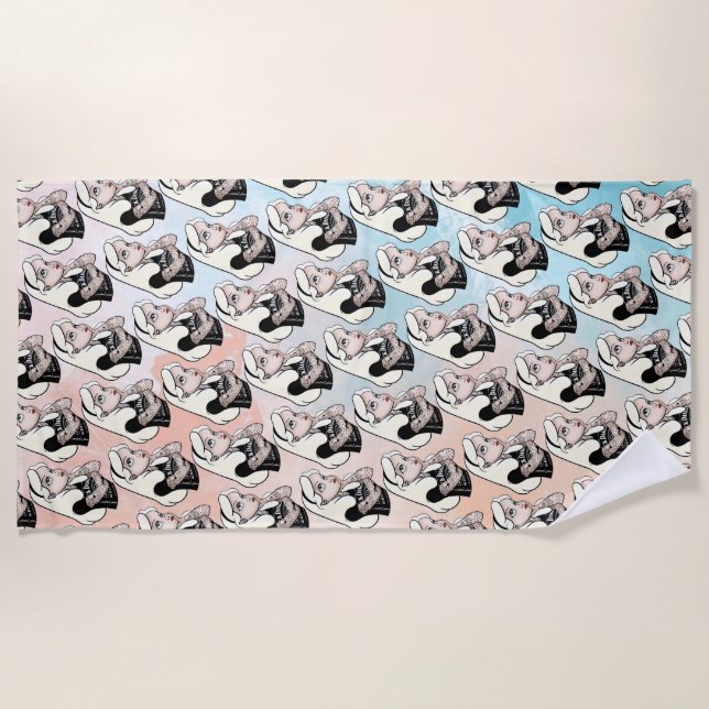 Serviette De Plage Alice (Devant)