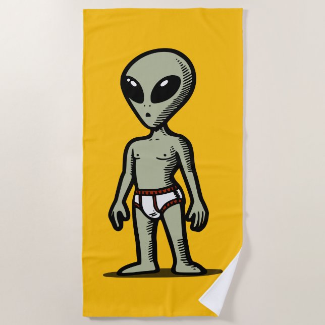 Serviette de plage Alien (Devant)