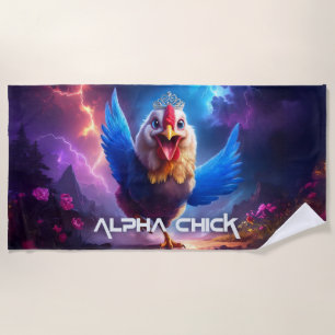 SERVIETTE DE PLAGE ALPHA CHICK