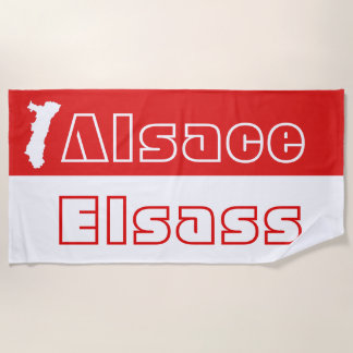 Serviette de plage Alsace - Elsass