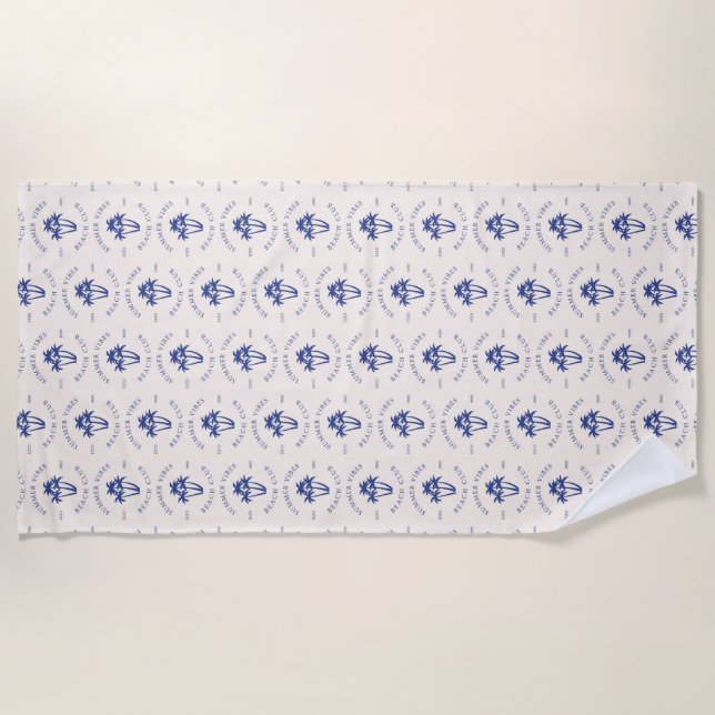 Serviette De Plage Ambiance estivale (Devant)