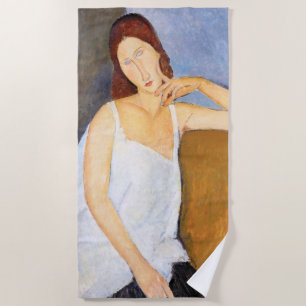 Serviette De Plage Amedeo Modigliani - Jeanne Hebuterne
