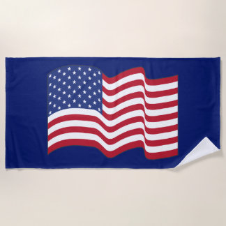 Serviette de plage American Flag