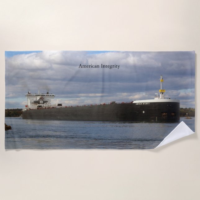 Serviette de plage American Integrity (Devant)