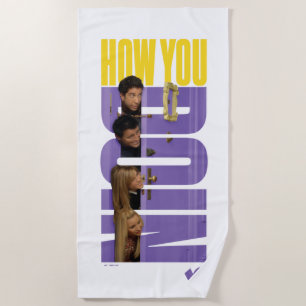 Serviette De Plage AMIS™   Comment tu fais ?