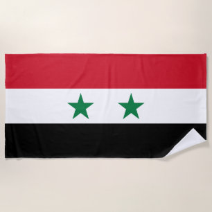 Serviette De Plage Ancien drapeau de Syrie