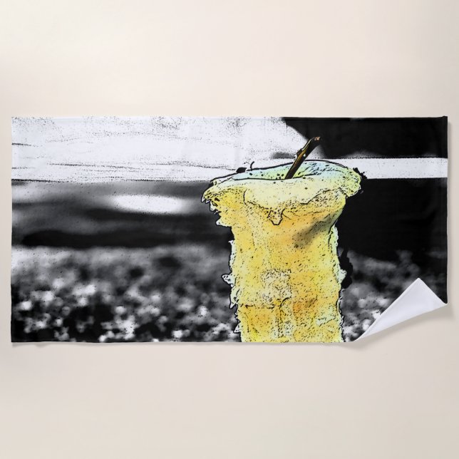 Serviette De Plage Ancienne pomme (Devant)