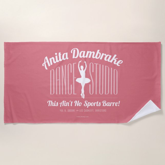 Serviette De Plage Anita Damfrein Dance Studio (Devant)