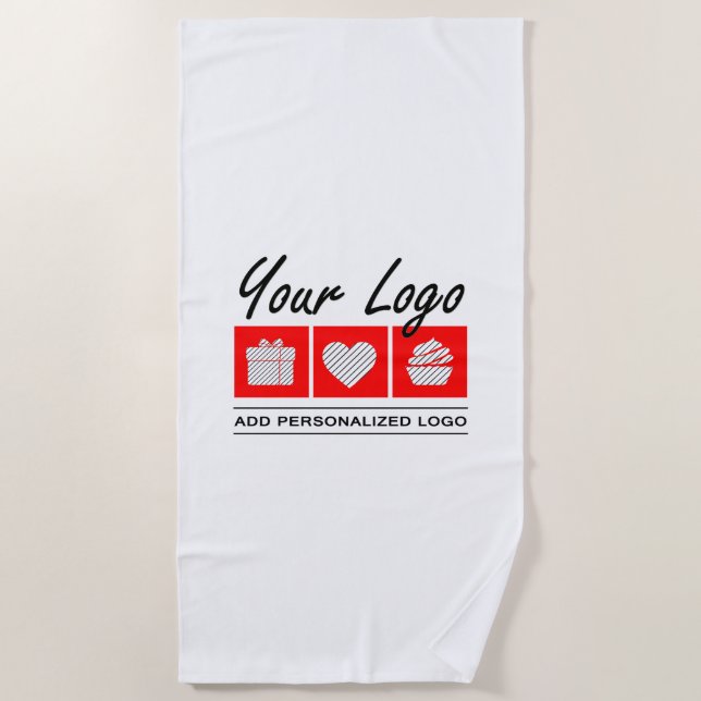 Serviette De Plage Anniversaire Présenté Pour Lui Cadeau Personnalisé (Devant)