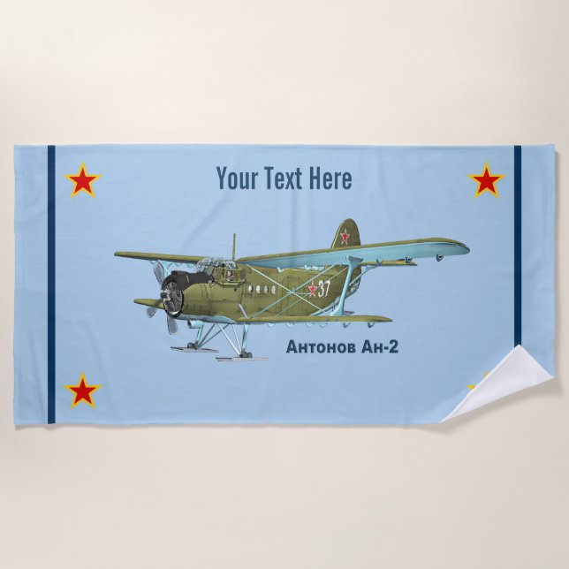 Serviette De Plage Antonov An-2 (Devant)