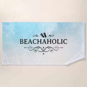 Serviette De Plage Aquarelle Beachaholic