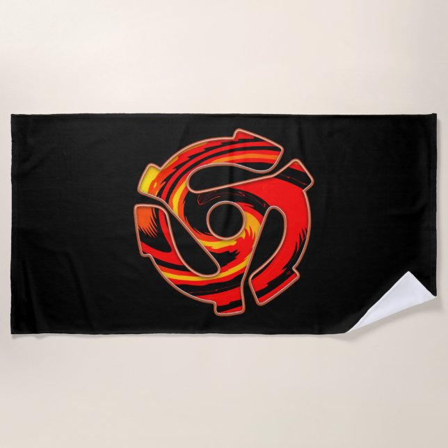 Serviette De Plage Araignée à 45 tr/min (Devant)