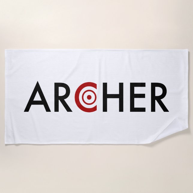 Serviette De Plage Archer (Devant)