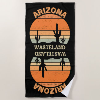 Serviette De Plage Arizona Wateland Retro Beach Towel