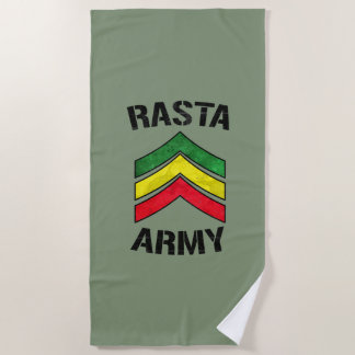 Serviette De Plage Armée de Rasta