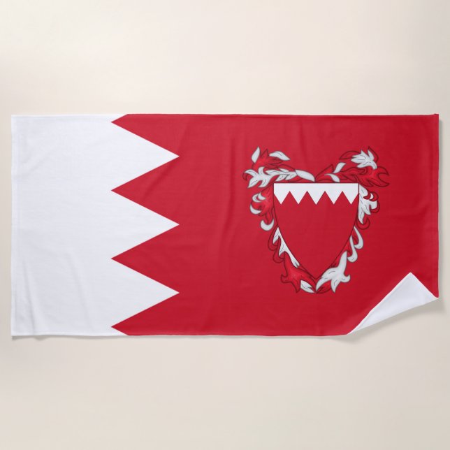 Serviette De Plage Armoiries du Bahreïn (Devant)