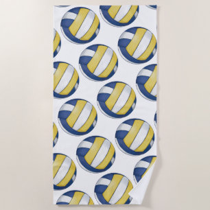 Serviette De Plage Art volleyball