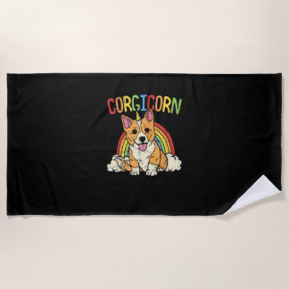 Serviette De Plage Article Corgi pour femmes et filles T-Shirt Corgic