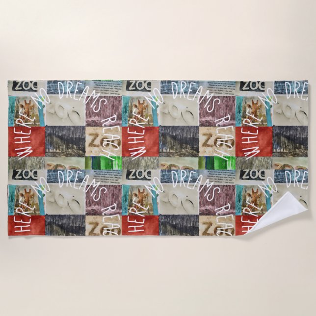 Serviette De Plage Artiste outsider  (Devant)