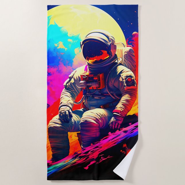 Serviette De Plage Astronaut (Devant)