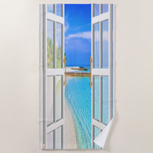 Serviette De Plage Attrapez la vague estivale parfaite