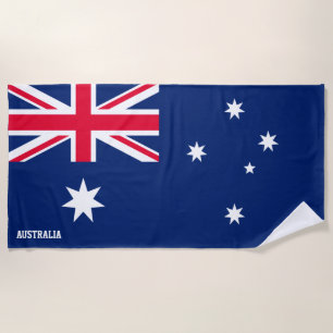 Serviette De Plage Australie Drapeau magnifique patriotique