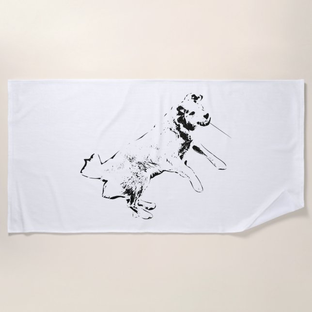 Serviette De Plage Autumn Air, Boundless Leap (Devant)
