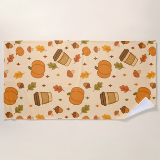 Serviette De Plage Autumn Coffee
