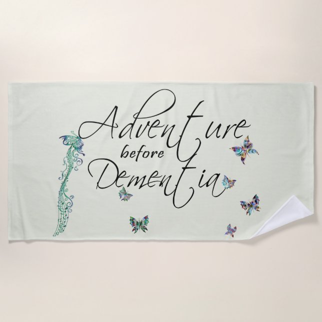 Serviette De Plage Aventure avant Dementia Beach Towel (Devant)