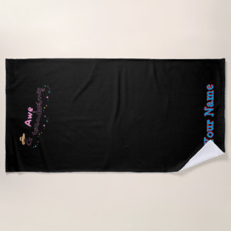 Serviette De Plage Awe personnalisé et errance