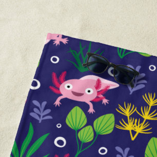 Serviette De Plage Axolotl