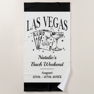 Serviette De Plage Bachelorette sur mesure Las Vegas