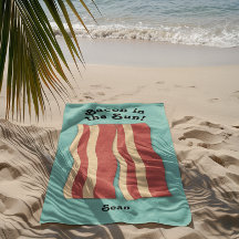 Bacon dans le bleu Turquoise rétro du soleil