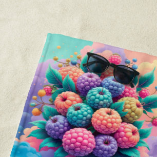 Serviette De Plage Baies colorées pour l'été
