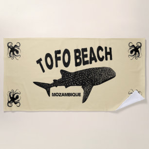 Serviette De Plage Baignade avec requins de baleine - Tofo Beach Moza