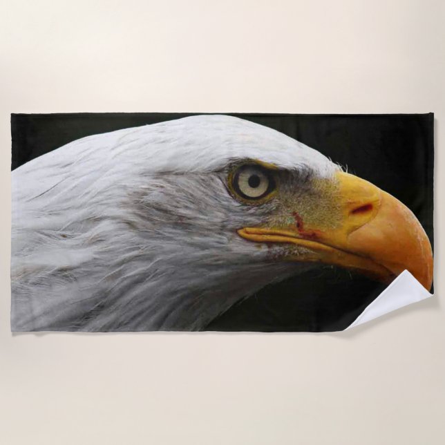 Serviette De Plage Bald Eagle btcnm (Devant)