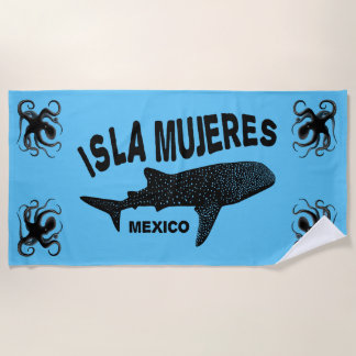 Serviette De Plage Baleine Requin Plongée sous-marine | Isla Mujeres