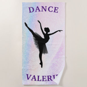 Serviette De Plage Ballerina Dance Pastel
