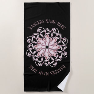 Serviette De Plage Ballet Pattern Beach Towel